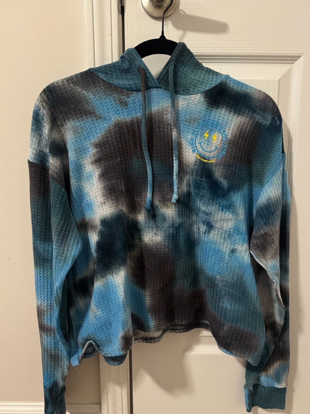 burn boot camp tie dye hoodie